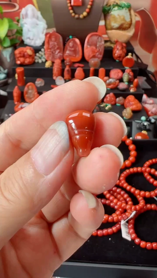 未镶嵌三通南红玛瑙水****全三通