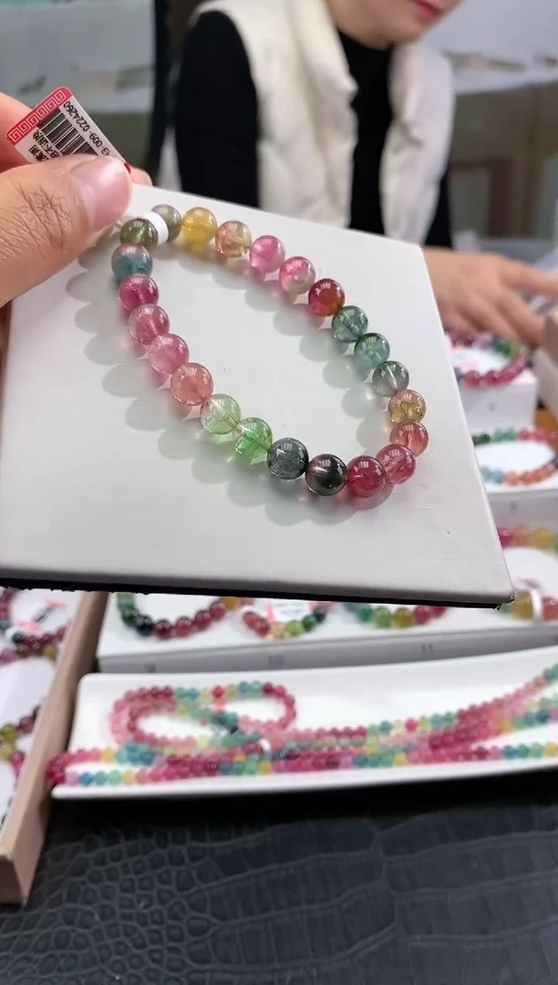 【闪购商品】碧玺手串未镶嵌多样性发一条