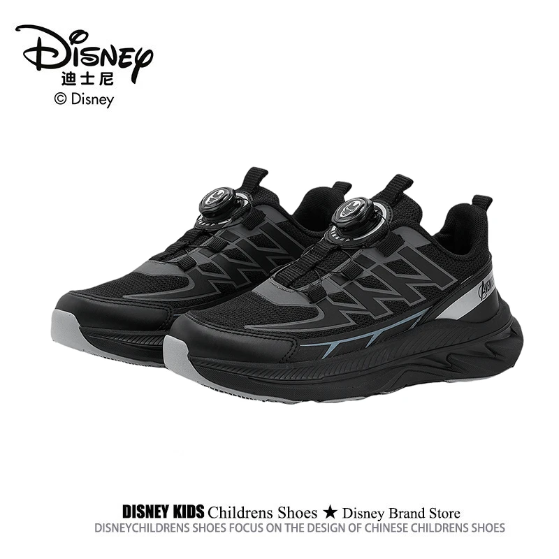 迪士尼儿童休闲跑鞋2025新款中大童休闲健步轻便网面透气耐磨防滑