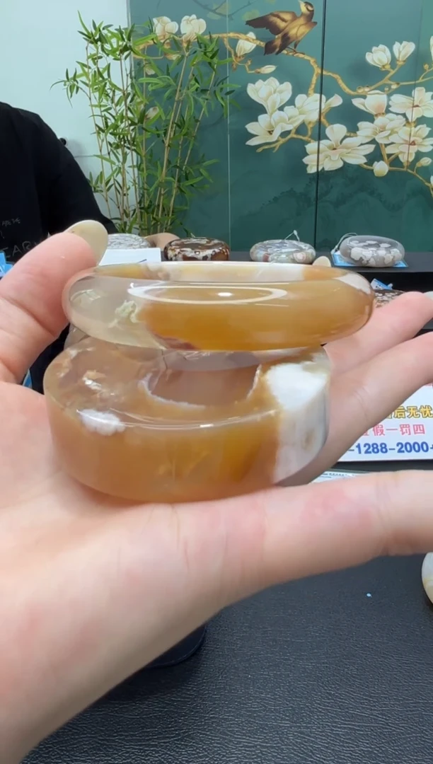 未镶嵌手镯石英质玉A158(60圈赠送镯心)