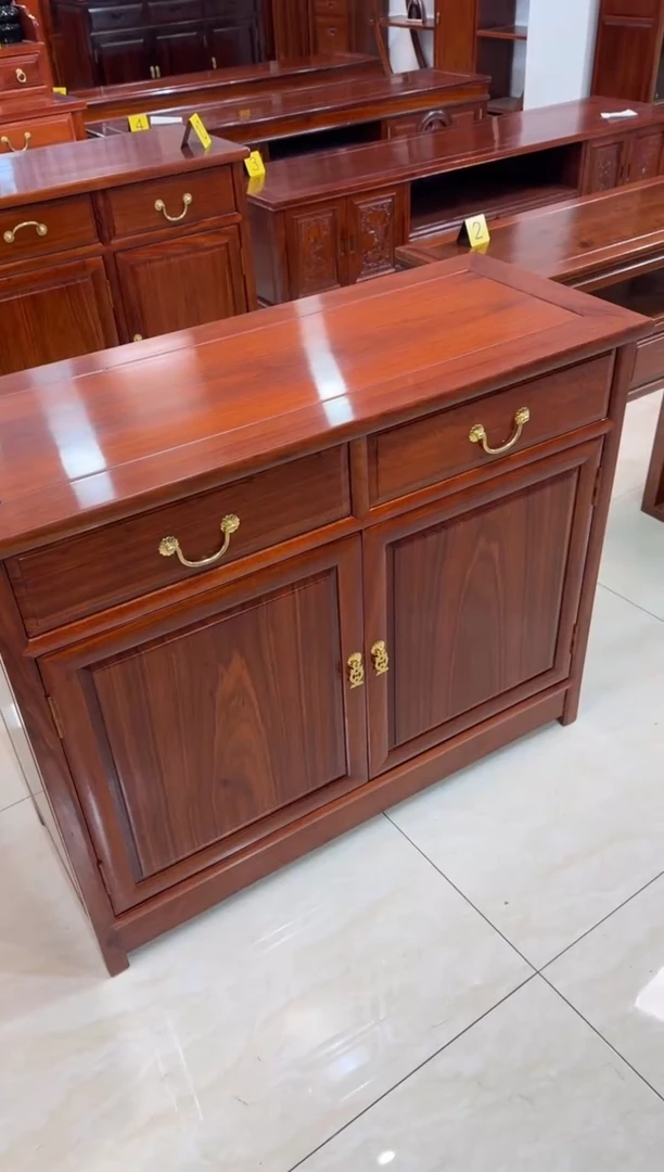 花梨木类家具刺猬餐边柜98*40*80两门