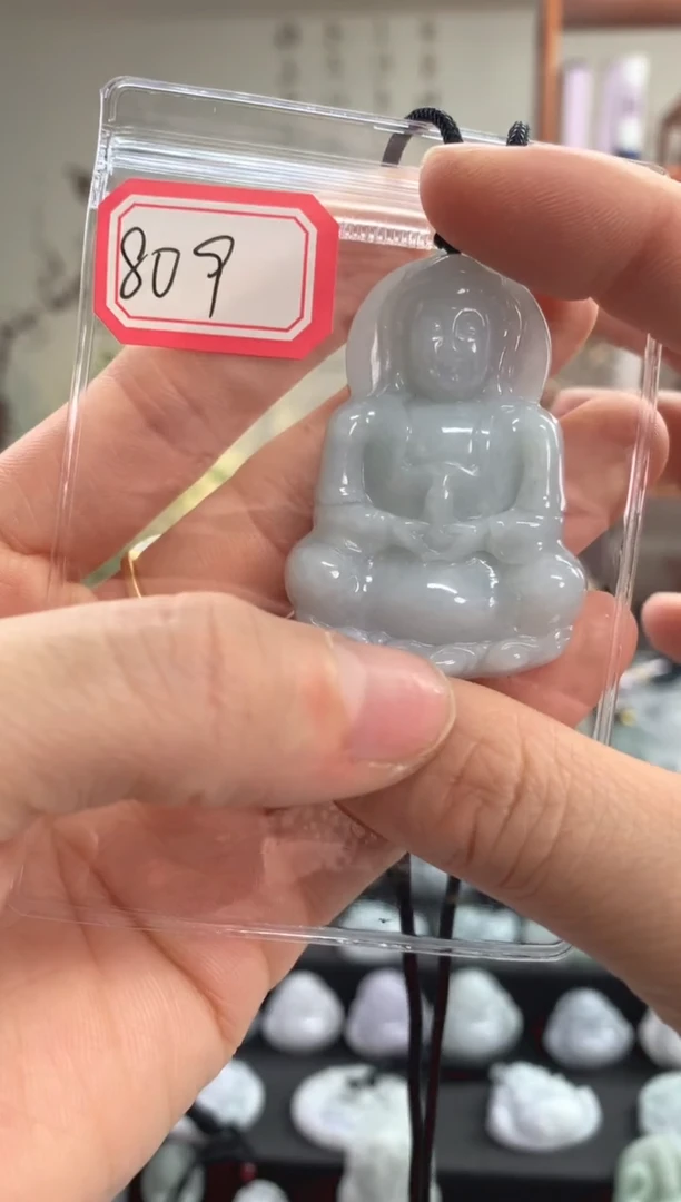 【闪购商品】翡翠颈饰未镶嵌观音809