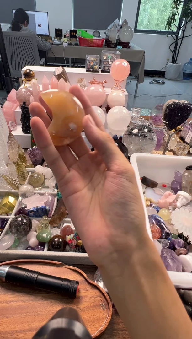 未镶嵌玛瑙摆件M322 约5.4cm