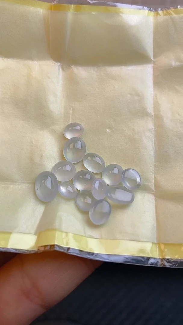 【闪购商品】翡翠耳饰未镶嵌天然A货翡翠47