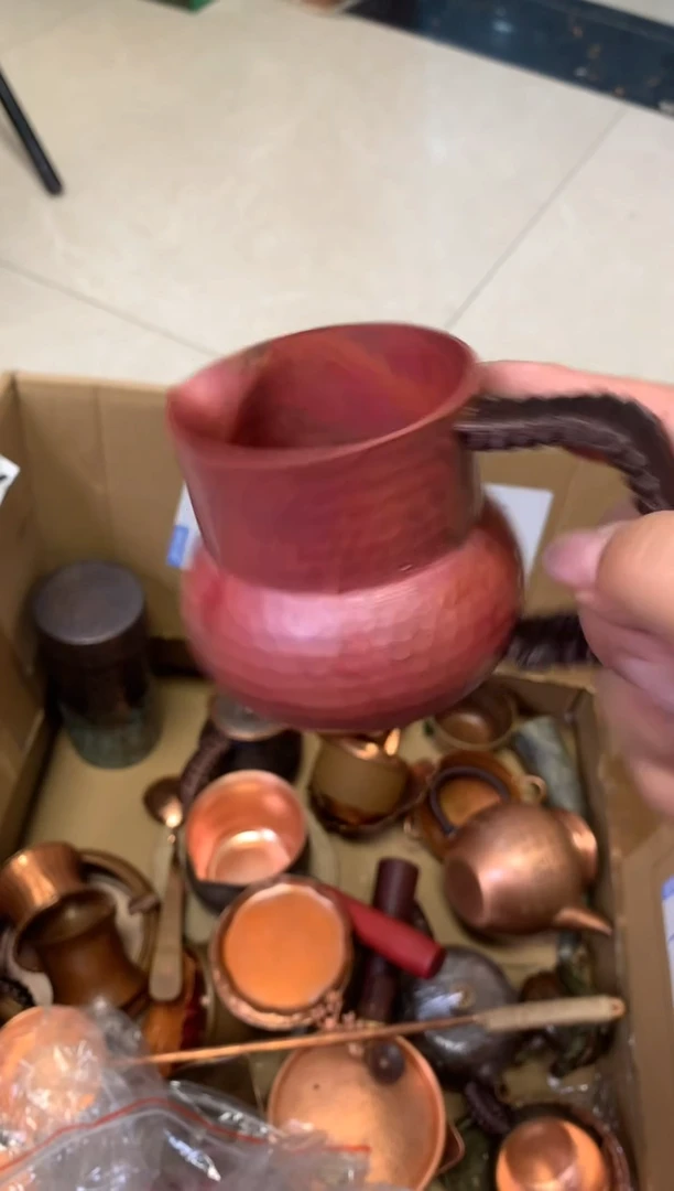 紫铜火烧红葫芦公道杯