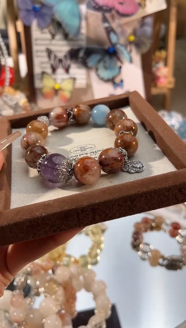 【闪购商品】水晶手链未镶嵌多样性发货颜色微差发其一