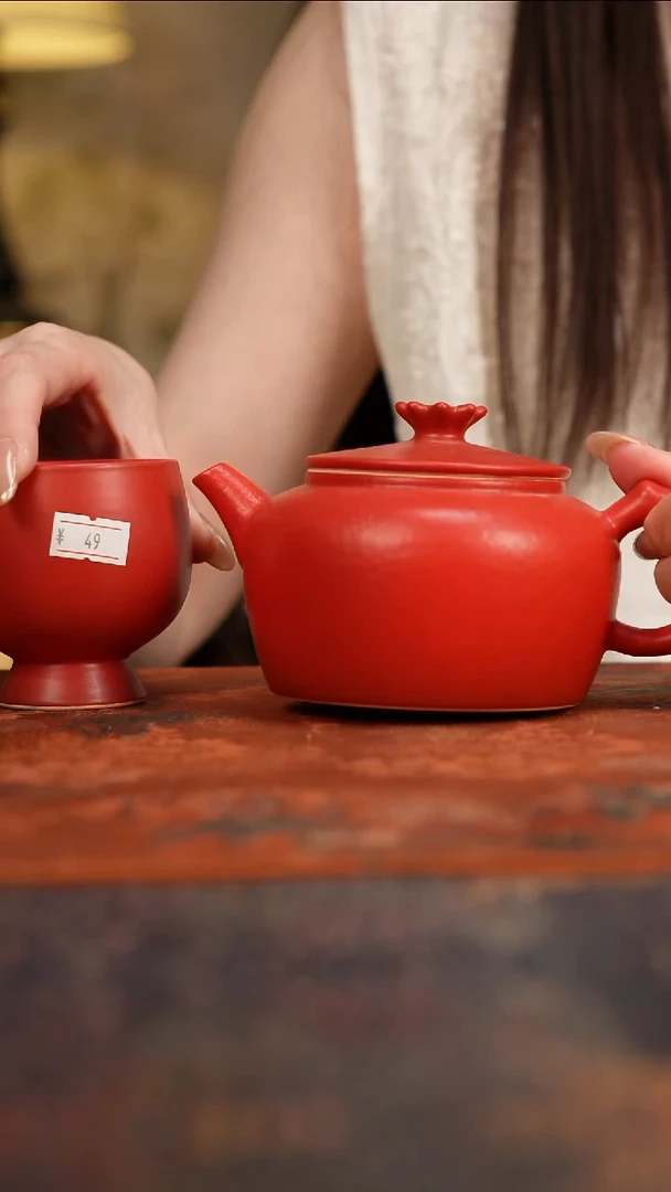 景德镇陶瓷杯碗柴烧多人5