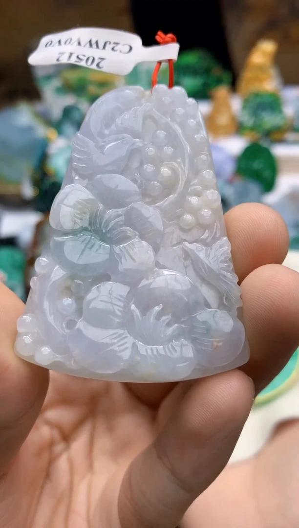 颈饰未镶嵌翡翠天然A货翡翠