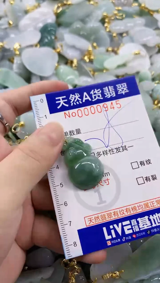 颈饰未镶嵌翡翠天然A货翡翠
