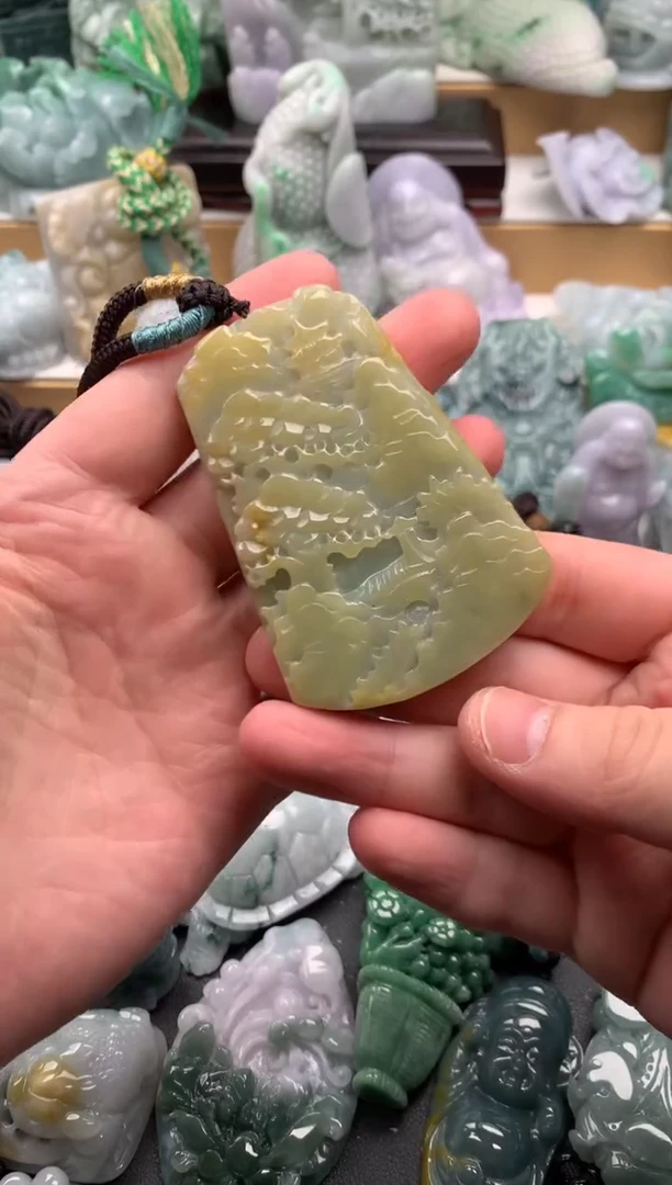 吊坠(不含链)未镶嵌翡翠1