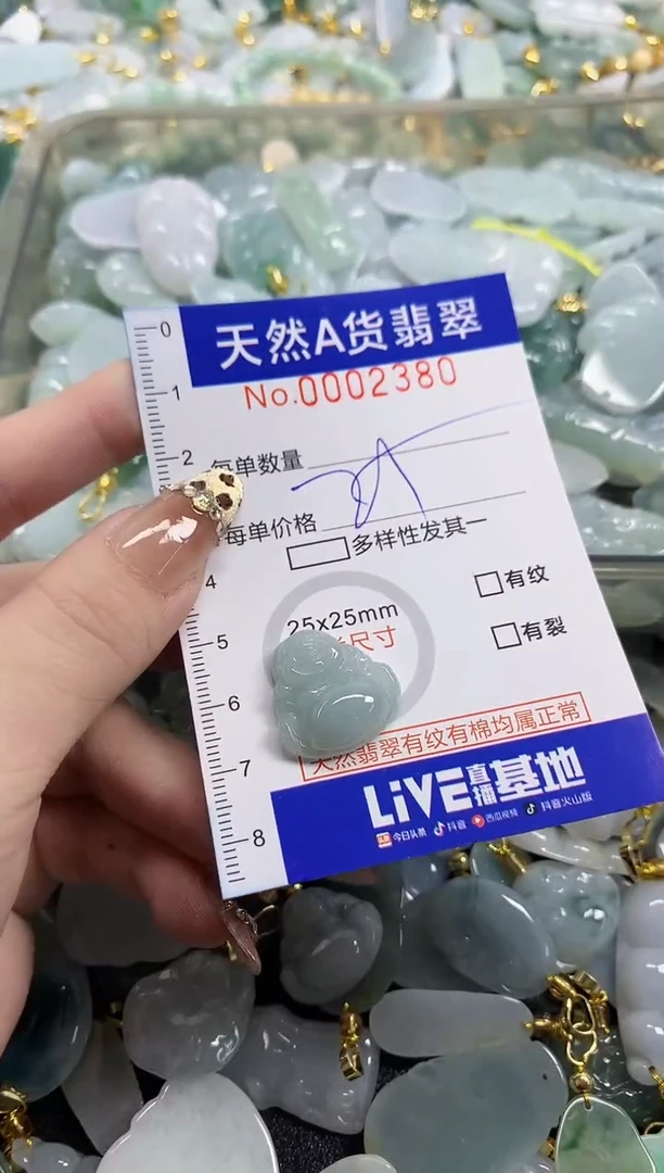 颈饰未镶嵌翡翠天然A货翡翠