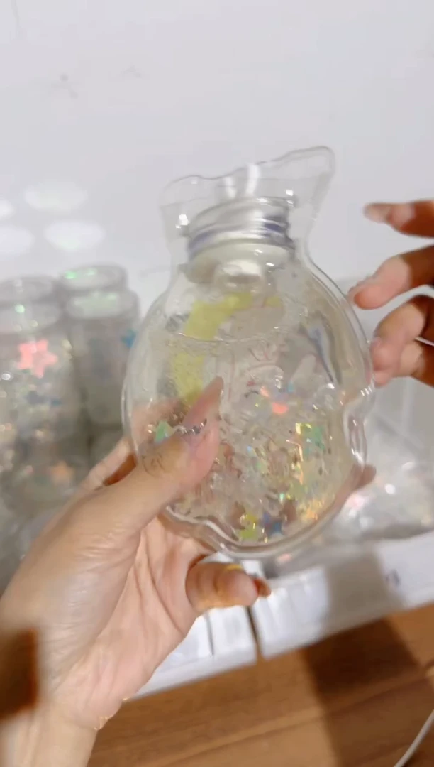 【13号】彩金无图系列迷你星星+热水袋组合