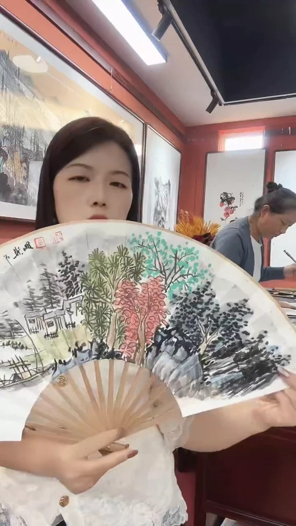 国画卢少波/国画/扇面