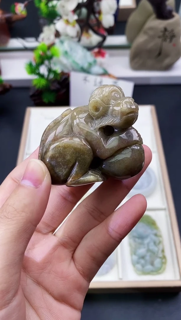 颈饰未镶嵌翡翠天然缅甸A货翡翠