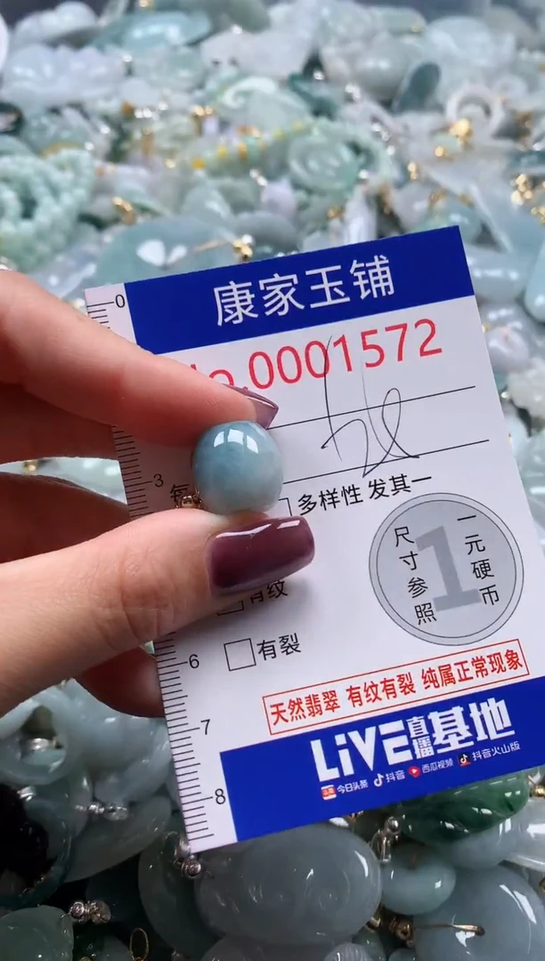 翡翠未镶嵌吊坠(不含链)1572