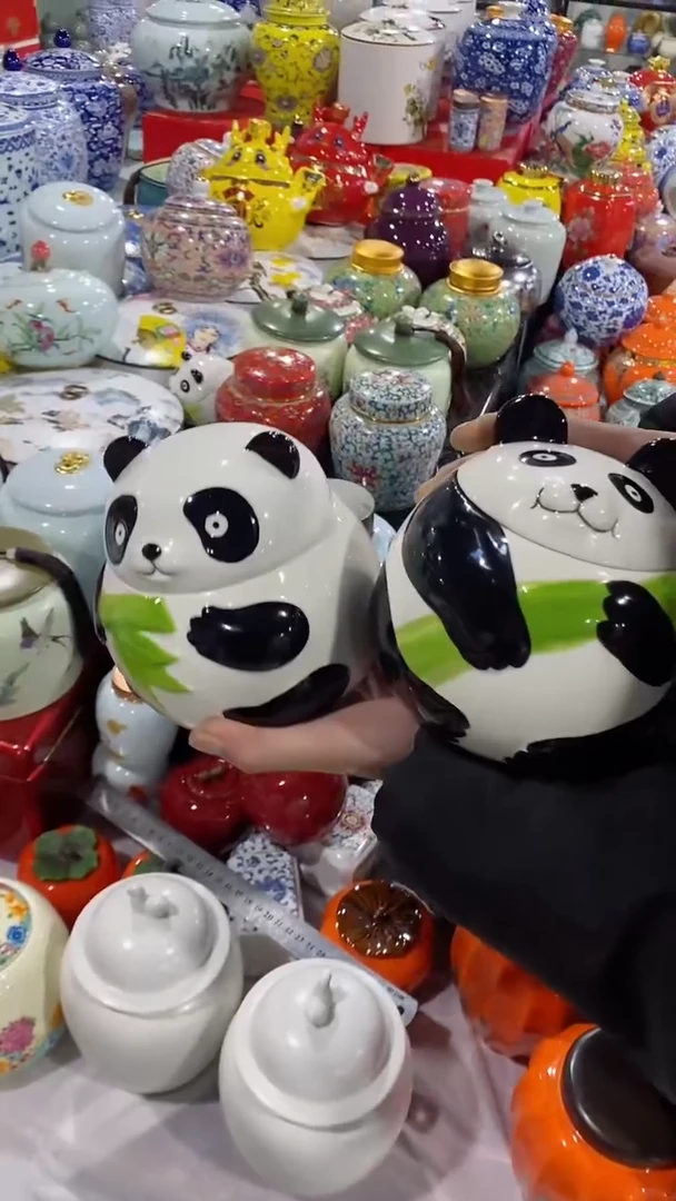 【闪购商品】罐陶瓷茶叶罐储物密封罐家用绿茶红茶普洱龙井