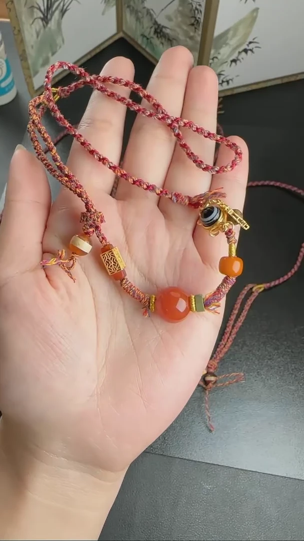 【闪购商品】南红玛瑙颈饰未镶嵌WY0114126多样性发一