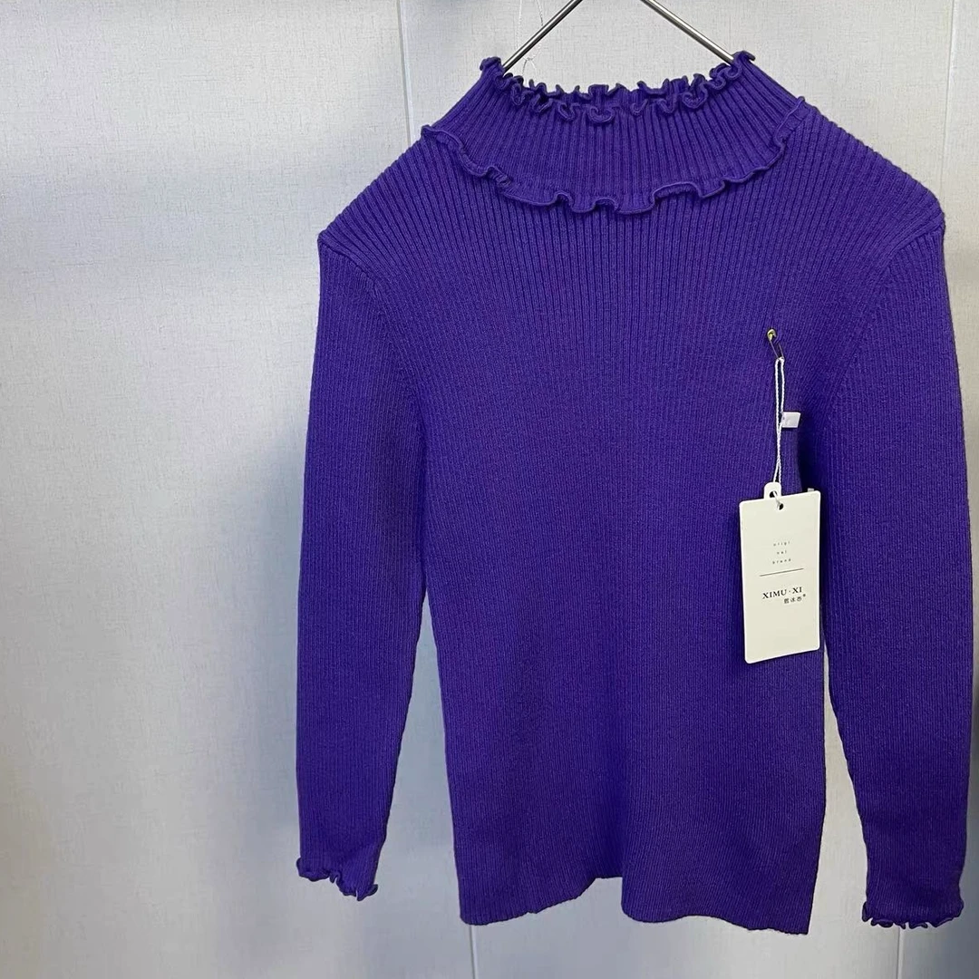 68907高端专享冬季打底衫紫色