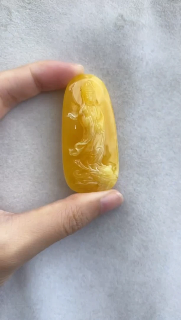 未镶嵌定制琥珀10825019-吊坠