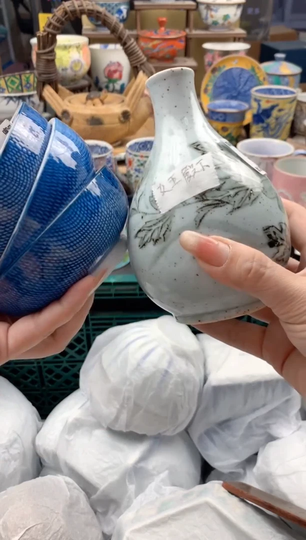 瓷片女****️121号九姑娘工艺品瓷器