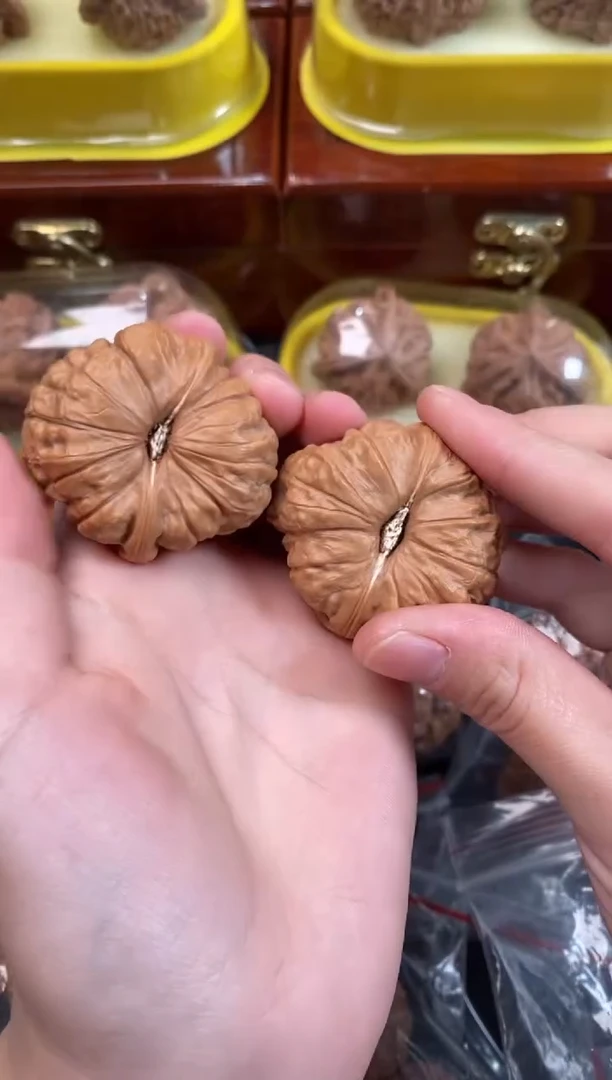 把件文玩核桃南瓜墩40尺s708