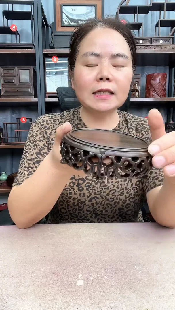 鸡翅木类端景台新款3