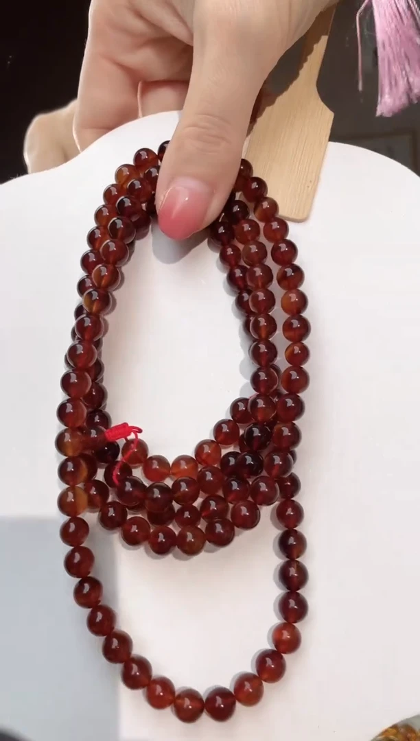 未镶嵌颈饰琥珀8+ 灵草珀108