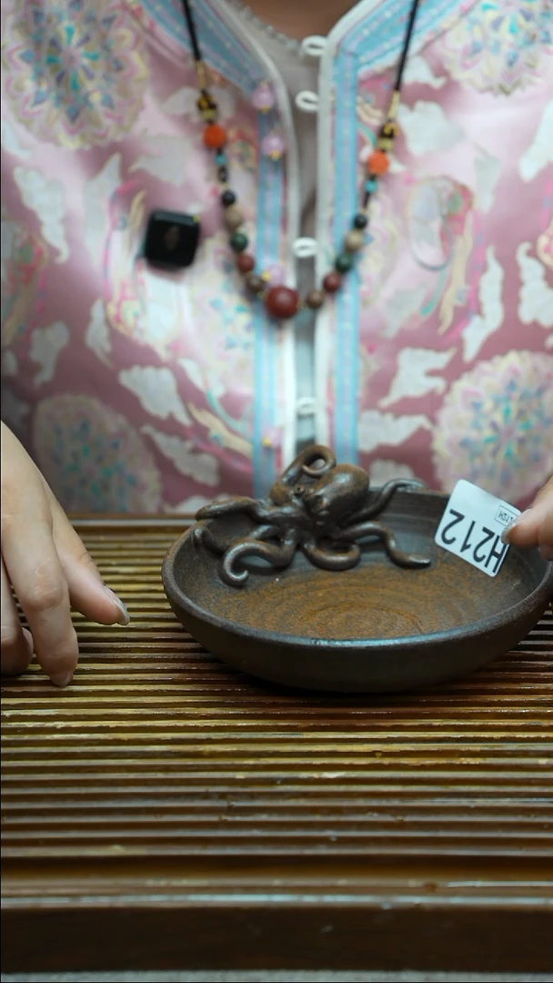 万古烧粗陶手工茶具