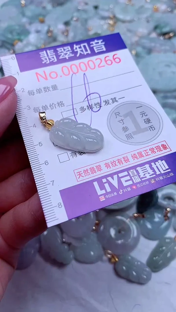 吊坠(不含链)未镶嵌翡翠266