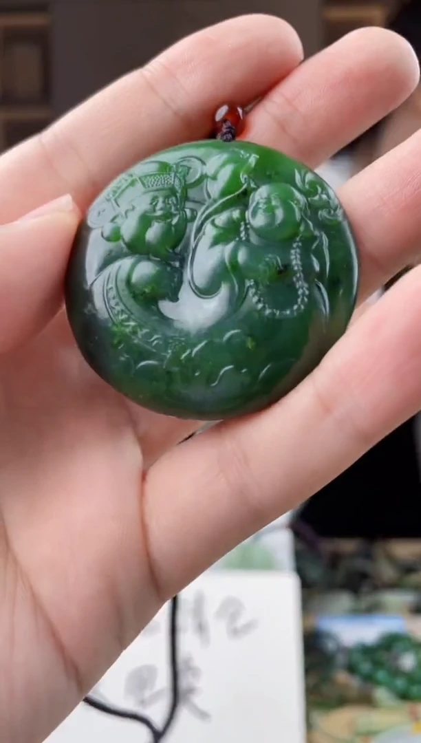 颈饰未镶嵌和田玉拍一发一，多样性发货