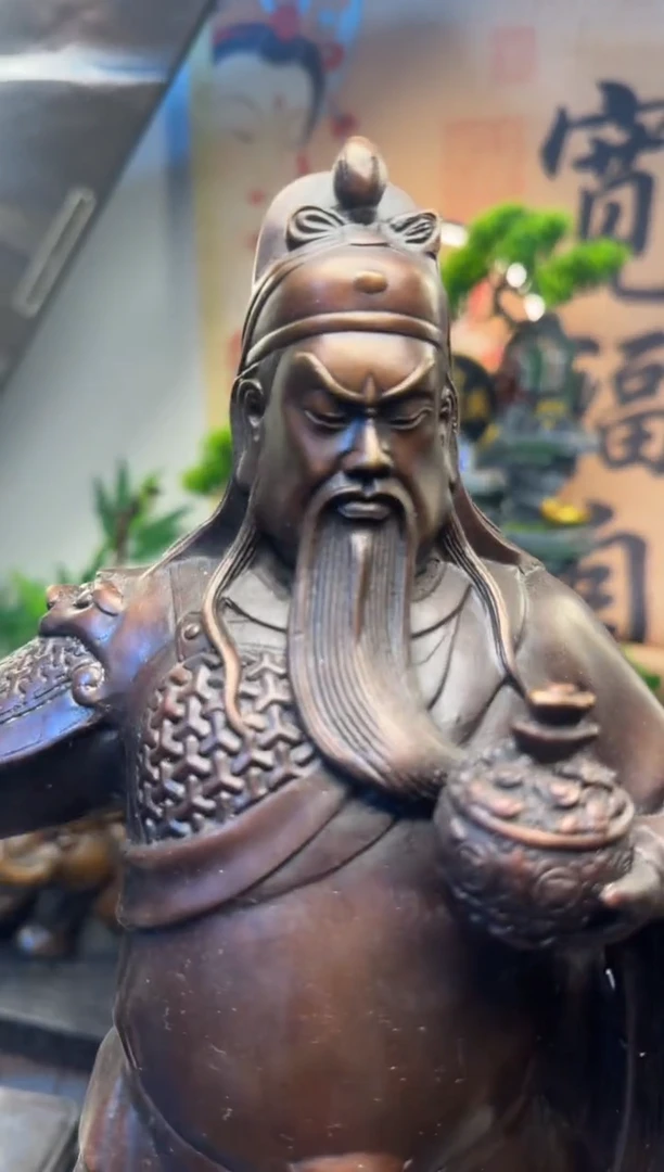 潼潼古铜只卖真铜！（关公像）