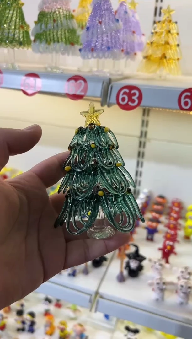 手工艺品琉璃圣诞树