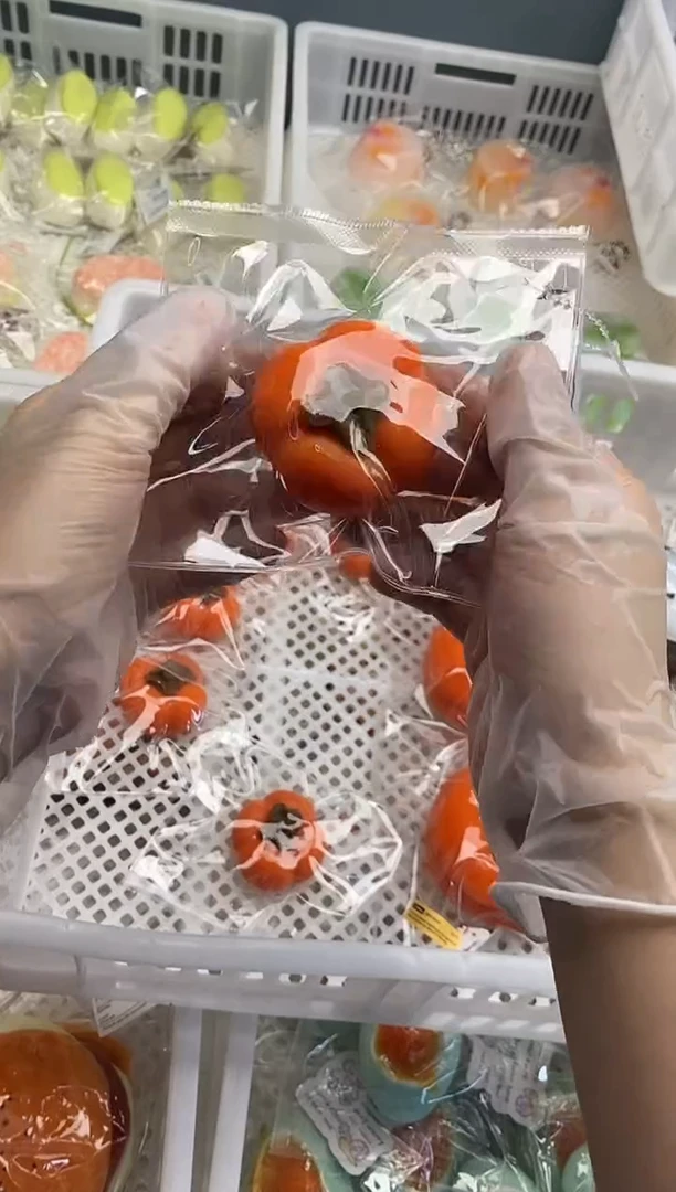 硅胶小冻柿子硅胶捏捏