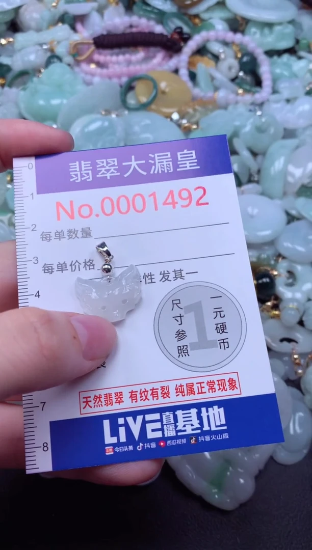 吊坠(不含链)未镶嵌翡翠1492