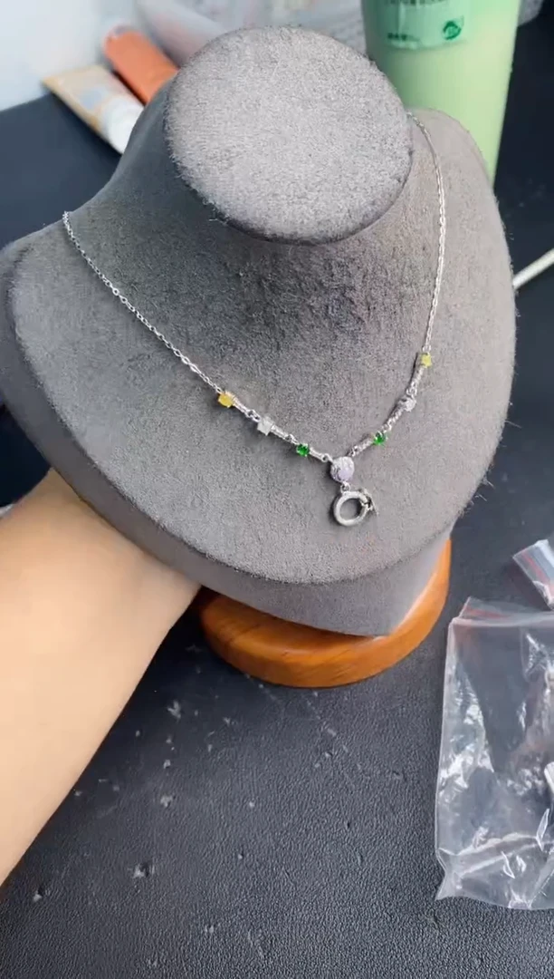 银S925镶嵌戒指翡翠999----4