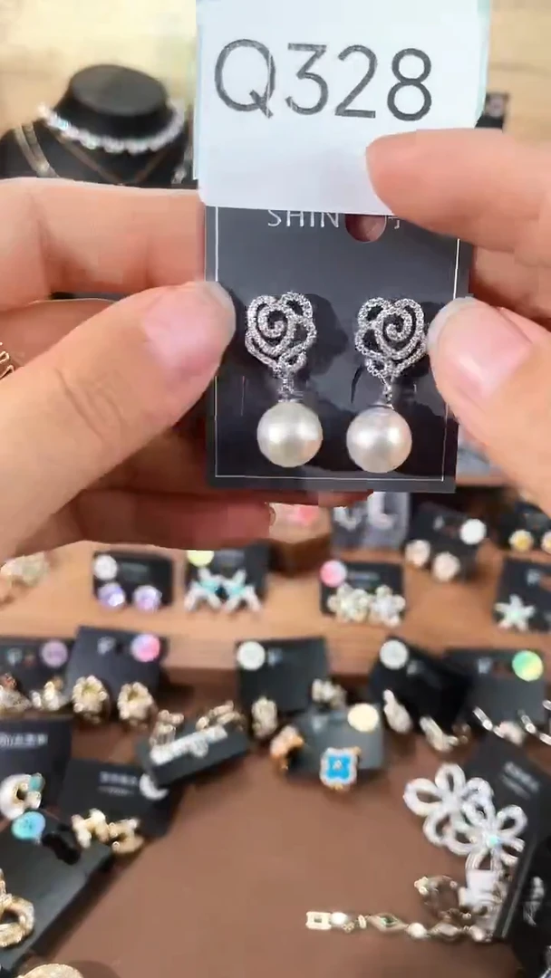 铜合金925银锆石Q328