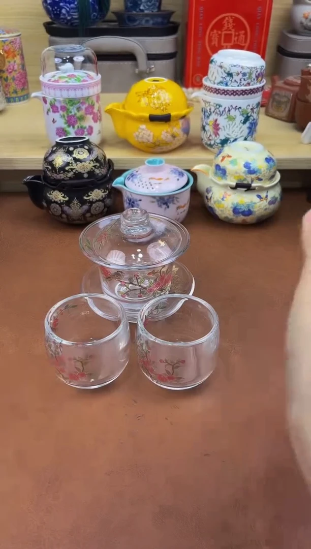 陶陶瓷茶具摆件旅行套组