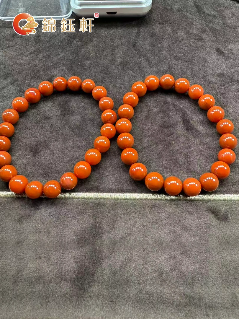 A66锦钰轩南红原矿无胶-川料杮子红9+