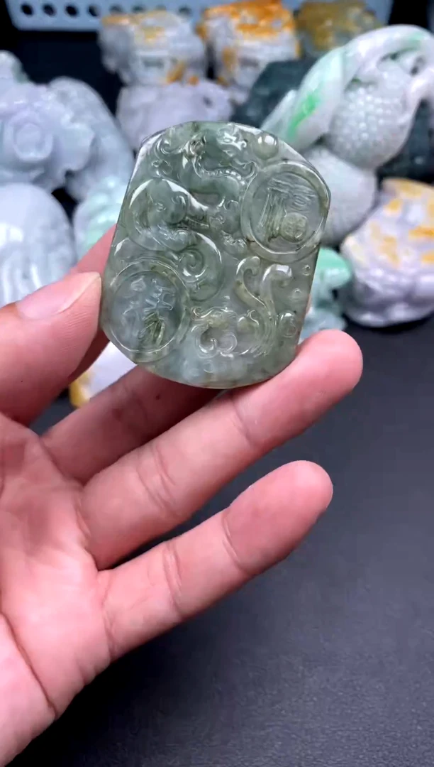 吊坠(不含链)未镶嵌翡翠1