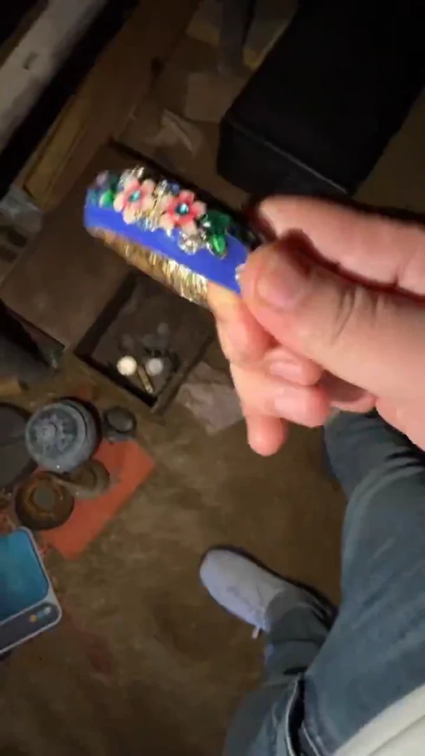 香榧木景泰蓝手镯