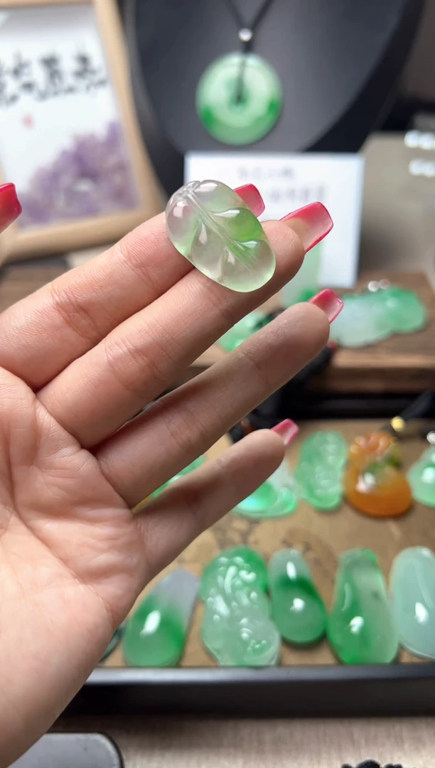 颈饰未镶嵌翡翠所见即所得，一图一物去