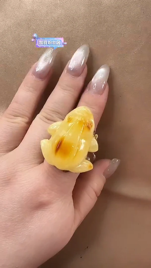 琥珀颈饰未镶嵌戒指