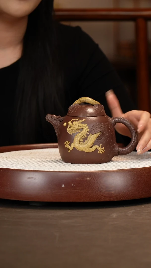 【葛岳纯】隐龙秦权320c+金龙图+龙杯