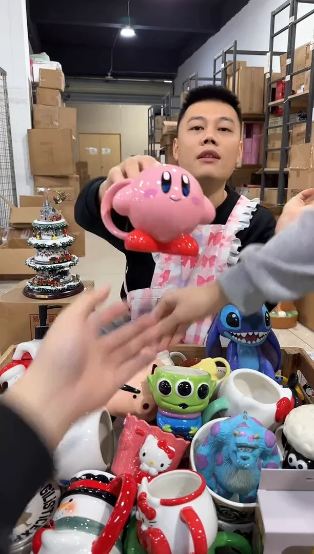 瓷片星之卡比全身杯