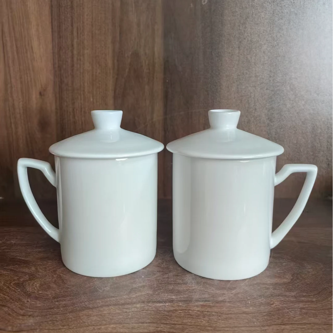 仿古瓷 B267景德镇制陶瓷办公杯一对