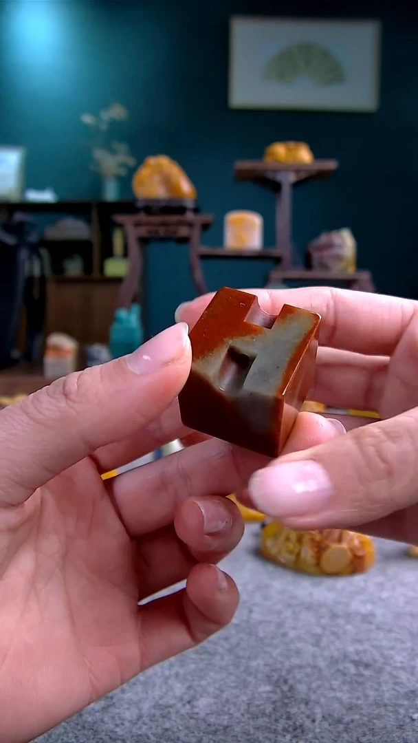 【闪购商品】老挝石墩子印章2.5*2.5*2.5