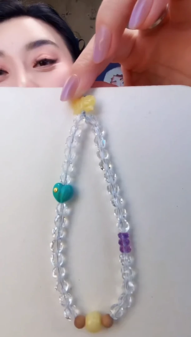 车挂未镶嵌水晶水晶手机链