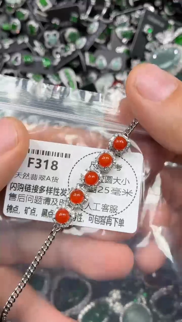 颈饰未镶嵌翡翠F318手链