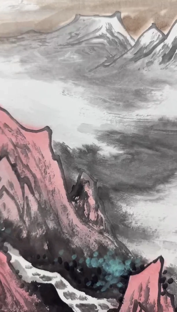 国画卞增林绘画2平尺北派豪放题材（xishan）