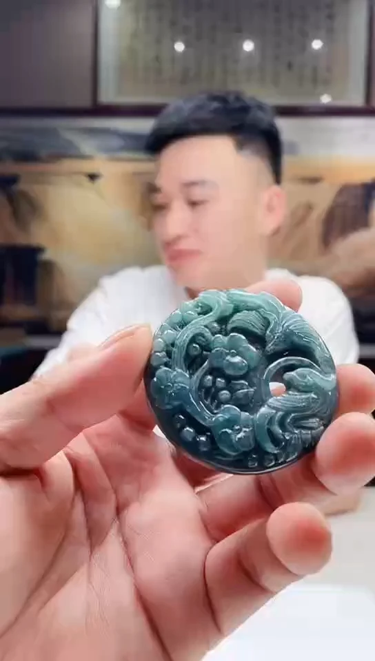 翡翠未镶嵌吊坠(不含链)多样性发其一22